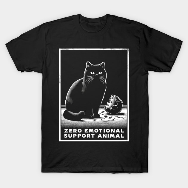 Retro Cat Novelty Meme Pun Cat Mom Cat Dad Funny Cat T-Shirt by KsuAnn